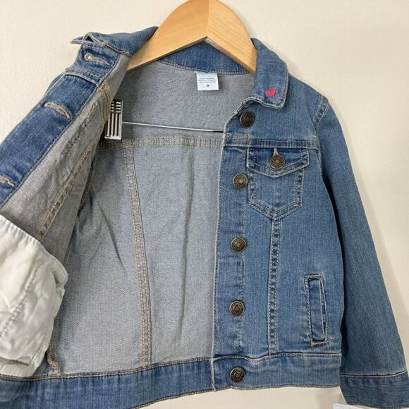 Carter's Girl’s Jeans Jacket Sz 4 - Picture 4 of 6